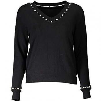 Guess LS Vn Miriam Sweater Jersey, Negro