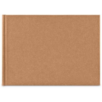 Álbum de fotos Hama arrugado 24x17 cm, 36 páginas en blanco, tapa dura marrón