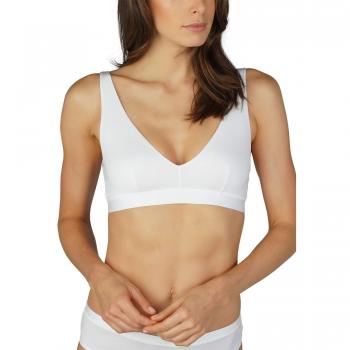 Mey Mood Women's Non-Wired Triangle Bra White 80B