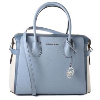 Bolso Michael Kors Mujer Mercer Azul 30x23x10cm (35S4SM9S8LPAL)