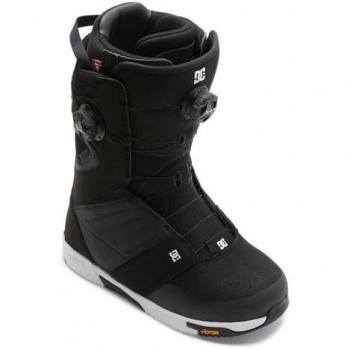 Botas de snowboard DC Shoes Judge negro puro - Talla 42.5, diseño resistente, sistema de cierre con cordones, forro acolchado para mayor comodidad, suela de goma antideslizante y tecnología de aislamiento térmico