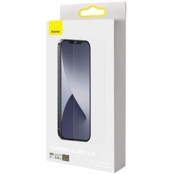Baseus iPhone 12 Mini 0,3 mm vidrio templado (2pcs/pack) Transparente