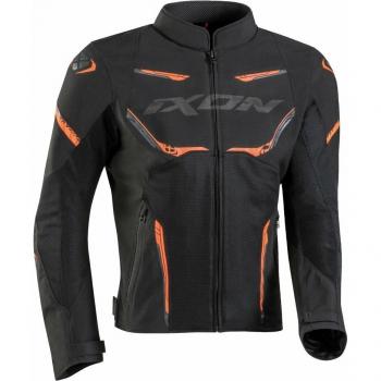 Ixon Chaqueta textil de moto Striker Air Negro-Naranja