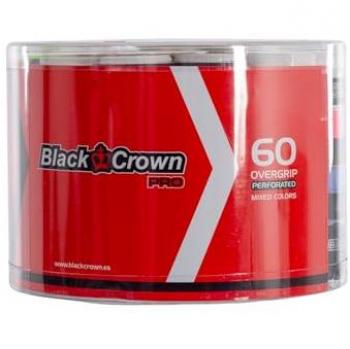 Black Crown - Tarro de 60 Overgrips de Pádel - Multicolor - Absorben Sudor - Tacto Suave - Cómodo Agarre