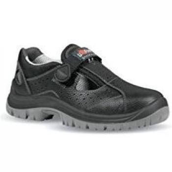 Sandalia de Seguridad Alligator Gr. 42 Cuero Negro S1P SRC