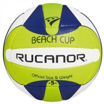 Rucanor Beach Rucanor - Vaso de volley playa y voleibol, tamaño 5, color verde / azul / blanco