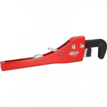 Llave Stillson de carraca con cabezal ajustable para manejo con una mano KS Tools 111.3540