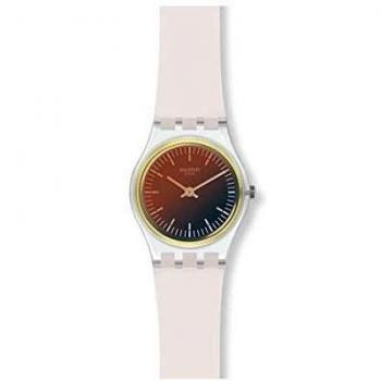 Swatch Reloj Analógico para Mujer de Cuarzo con Correa en Silicona LK391