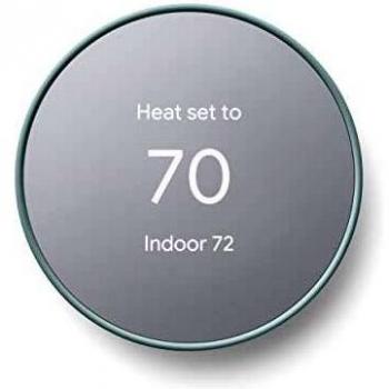 Google Nest Thermostat - Smart Thermostat for Home - Programmable Wifi Thermostat - Fog