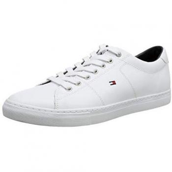 Tommy Hilfiger Essential Leather Sneakers White Size 45 for Men