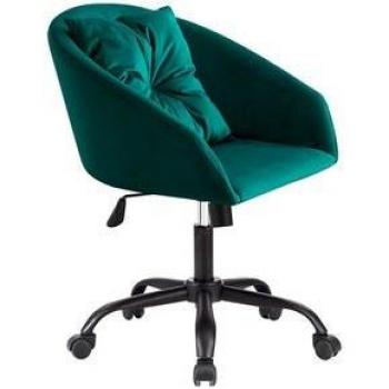 Sillón Giratorio Cushion Velvet Verde 73-85X64x64 Cm