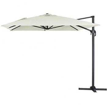 Parasol Lateral de jardín en aluminio - Sun 4- Rectangular- 3 x 4 m - Crudo