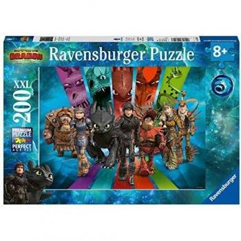 Puzzle XXL 200 Piezas Dragones 3 - Cómo Entrenar a Tu Dragón