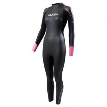 Zone3 Traje De Neopreno De Manga Larga Para Mujer Aspect Breaststroke 2024 - Black/Pink, Modelo WS23WAPT101, Talla SXL