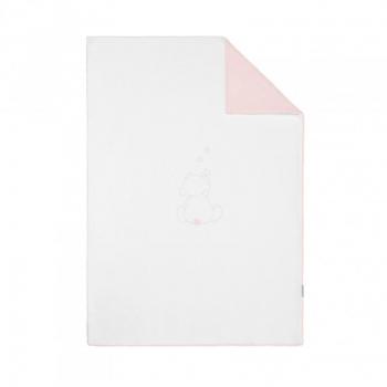 Manta Petit Praia Teddy Rosa
