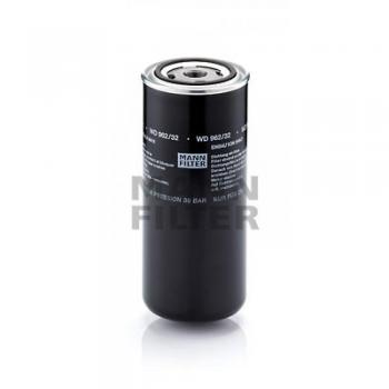 Filtro de aceite hidráulico MANN-FILTER WD 962/32, tipo cartucho, fabricado en Alemania