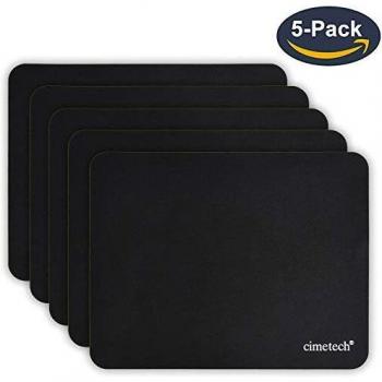 cimetech Alfombrilla de ratón cómoda Superficie de Juego Fibra extrafina Sensores de Seda Lisa Limpia Lavable para computadora portátil