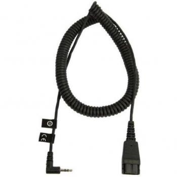Cable de conexión QD a conector de clavija de 2,5mm, en espiral de 0,5-2m para Panasonic GB500 y PLX CA40