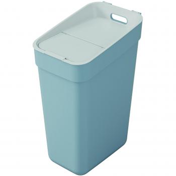 Curver Contenedor de Basura para Segregación 30L - Gris Claro / Azul Claro