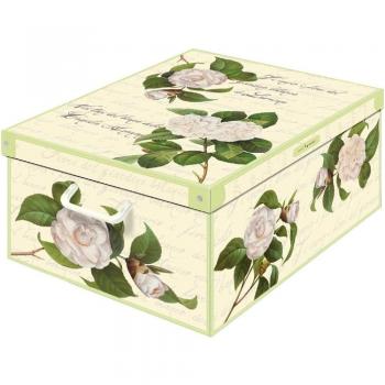 Kanguru Collection Caja en Carton, decorativa, con tapa, para almacenar ropa, Multicolor, GRANDE