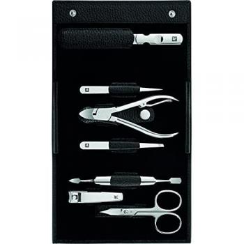 Zwilling Classic Inox Set de Viaje para el Cuidado de las Uñas Negro