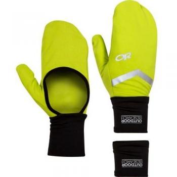 Outdoor Research - Hot Pursuit Convertible Wrist Warmers, Color Black, Talla L/XL