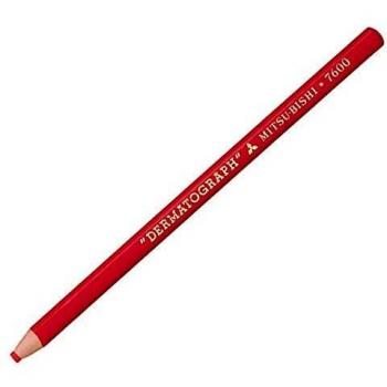 Matita Dermotografica 7600 Uni-Ball - Color Rojo - Caja de 12 unidades