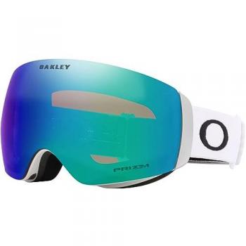 Oakley Flight Deck M Matte White Prizm Snow Goggles with Argon Iridium Lens