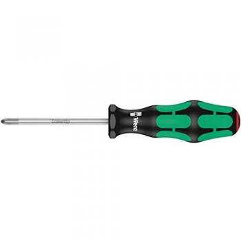 Wera 0007663040001 Destornillador de estrella Phillips con varilla redonda, 1 x 80 mm