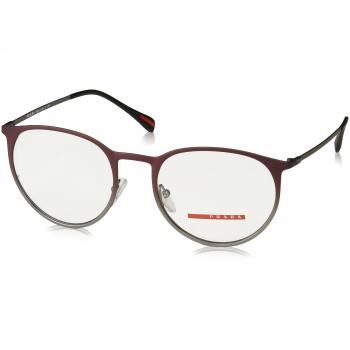 Prada Linea Rossa 0PS 50HV, Monturas de Gafas para Hombre, Bordeaux Gradient/Gunmetal, 52