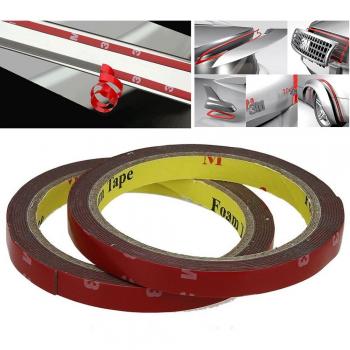 2 piezas 10mm Doble Cara Cinta Adhesiva montaje de alto rendimiento Tiras Adhesivas Cinta adhesiva doble pegamento montaje cinta adhesiva