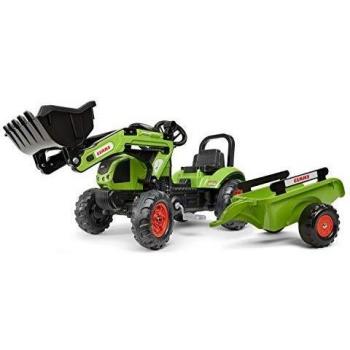 Falk Claas Arion 410 Pedal Tractor with Front Loader and Trailer