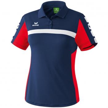 Erima – Polo de mujer 5 Cubes Azul New Navy/Rot Talla:34