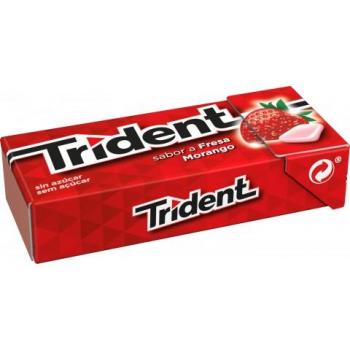 Trident Gragea Fresa 24 Paquetes Individuales
