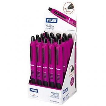 Expositor 20 bolígrafos Compact rojo NUEVO