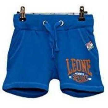 LEONE - Pantalones Cortos Deportivos para niños - Azul Real