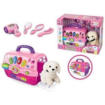 HKTEC Porta-ANIMALITO con ANIMALITO, Perrito DE Peluche