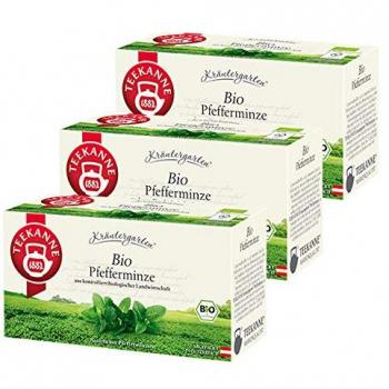 TEEKANNE Organic Peppermint Herbal Tea - 20 Double Chamber Tea Bags (35 g)