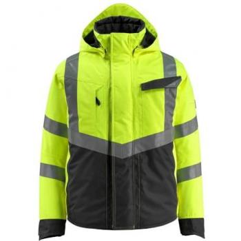 Chaqueta de Invierno Hi-Vis Mascot Hastings 15535, Amarillo/Negro, Talla 2XL