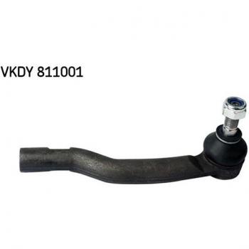 Rótula de dirección SKF VKDY 811001, tipo de producto: rótula de dirección, características: fabricada por SKF, modelo VKDY 811001, diseñada para proporcionar una conexión articulada entre el sistema de dirección y las