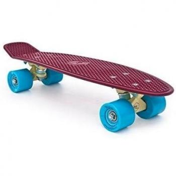Miller Division Baby Oldiscool - Skateboard unisex, color Rojo Vino, talla 22