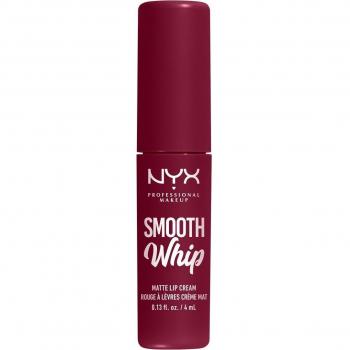 NYX Professional Makeup Smooth Whip Matte Lip Cream Velvet Lipstick with Smoothing Effect Shade 15 Chocolate Mousse 4 ml