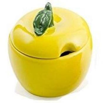 MONTEMAGGI - Azucarero de Manzana, cerámica, 9 x 8 x 10 cm