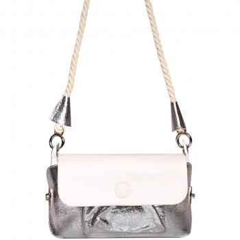 Bolso solapa con cierre imantado mujer by VencaStyle - 013372,BLANCO,UNICA