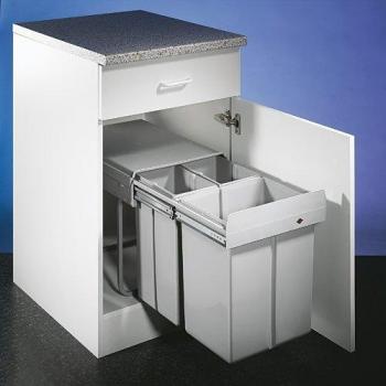 Wesco Trenta 5 Sistema de cubos de basura/2 x 10, 1 x 20 l/40 cm