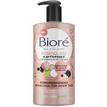 Gel Limpiador Facial de Cuarzo Rosa y Carbón Activado 200 ml