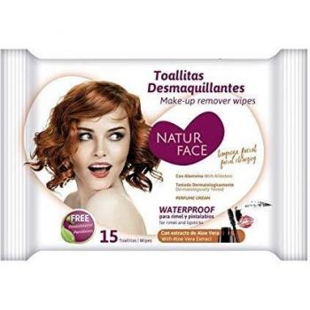 Natur Face - Toallitas desmaquillantes Waterproof - 15 uds.