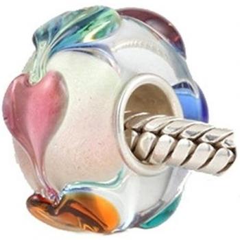 Corazones de cristal de Murano Compatible con Europea encanto pulsera Pandora