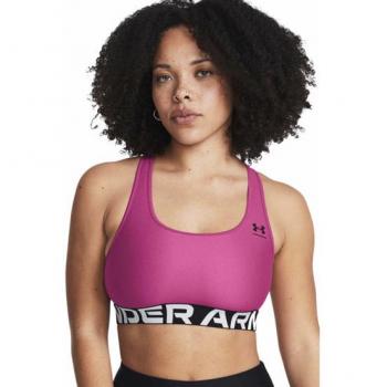 Sujetador deportivo Under Armour Hg Authentics Branded Sports Bra Medium Support Rosa L Mujer