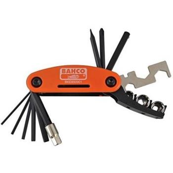 Bahco BKE850901 Bicycle Tool Set with 17 Different Tools, Multi-Colour